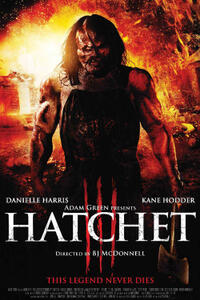 Poster art for "Hatchet III."