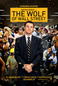 Poster art for "The Wolf of Wall Street."