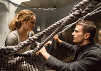 Shailene Woodley and Theo James in "Divergent."
