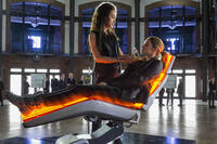 Maggie Q and Shailene Woodley in "Divergent."
