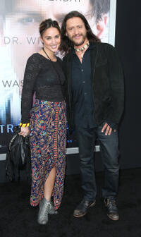 Clifton Collins Jr. and guest at the California premiere of "Transcendence."