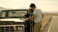 Dan Fogler and Josh Duhamel in "Scenic Route."