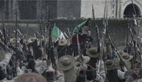 A Scene from "Cinco de Mayo: The Battle."