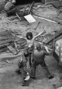 A scene from "Let the Fire Burn."