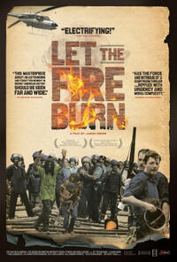 Poster art for "Let the Fire Burn."