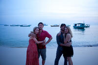 Felicity Price as Alice, Joel Edgerton as Dave, Anthony Starr as Jeremy and Teresa Palmer as Steph in "Wish You Were Here."
