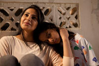 Reem Abdullah as Mother and Waad Mohammed as Wadjda in "Wadjda."