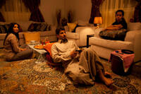 Reem Abdullah as Mother, Sultan Al Assaf as Father and Waad Mohammed as Wadjda in "Wadjda."