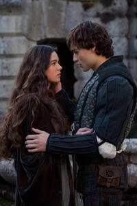 Hailee Steinfeld and Douglas Booth in "Romeo and Juliet."