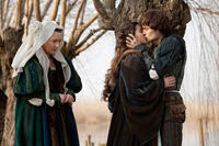 Hailee Steinfeld and Douglas Booth in "Romeo and Juliet."