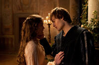 Hailee Steinfeld and Douglas Booth in "Romeo and Juliet."