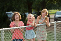 Emma Fuhrmann as Espn, Alyvia Alyn Lind as Lou and Bella Thorne as Hilary in "Blended."