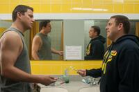 Channing Tatum and Jonah Hill on the set of "22 Jump Street."
