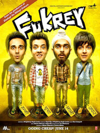 Poster art for "Fukrey."