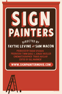 Poster art for "Sign Painters."