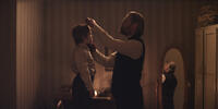 Jack Gore as Rory Parker and Bill Sage as Frank Parker in "We Are What We Are."