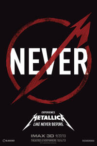 Poster art for "Metallica Through the Never: An IMAX 3D Experience."