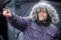 Director Marc Forster on the set of "World War Z."