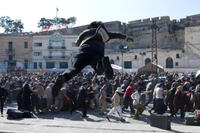 A scene from "World War Z."