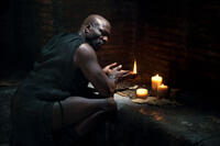 Adewele Akinnouye-Agbaje as Atticus in "Pompeii."