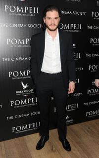 Kit Harington at the New York premiere of "Pompeii."