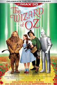Poster art for "The Wizard of Oz: An IMAX 3D Experience."