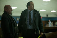 Dean Norris as Sgt. Lyle Haugsven and Nicolas Cage as Jack Halcombe in "The Frozen Ground."