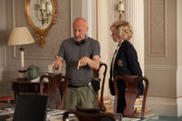 Director Oliver Hirschbiegel and Naomi Watts on the set of "Diana."