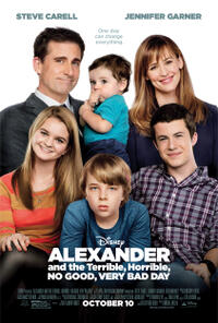 Poster art for "ALEXANDER AND THE TERRIBLE, HORRIBLE, NO GOOD, VERY BAD DAY"