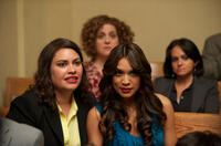 Vanessa Aspillaga, Jene Hernandez and Mary Testa in "Tio Papi."