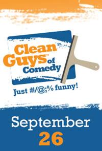 Poster art for "Clean Guys of Comedy Encore."