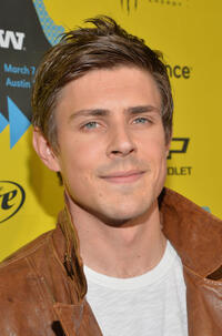Chris Lowell at the Texas premiere of "Veronica Mars."