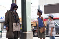 Jeffrey Wright, Skylan Brooks and Ethan Dizon in "The Inevitable Defeat of Mister and Pete."