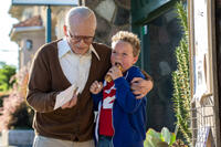 Johnny Knoxville as Irving Zisman and Jackson Nicoll as Billy in "Jackass Presents: Bad Grandpa."