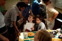 Director Dave Green, Reese Hartwig and Teo Halm in "Earth to Echo."