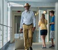 Morgan Freeman as Dr. Cameron Mccarthy in "Dolphin Tale 2."