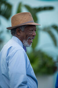 Morgan Freeman as Dr. Cameron Mccarthy in "Dolphin Tale 2."