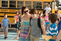 Ashley Judd as Lorraine Nelson and Nathan Gamble as Sawyer Nelson in "Dolphin Tale 2."