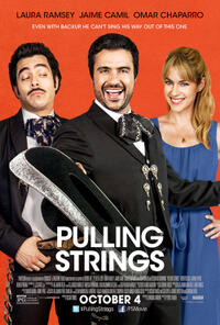 Poster art for "Pulling Strings."
