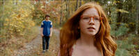 Chandler Canterbury and Annalise Basso in "Standing Up."