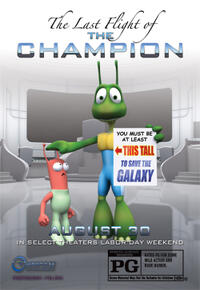 Poster art for "The Last Flight of the Champion."