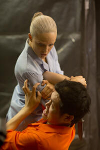 Caity Lotz as “Ava” in the sci-fi thriller “THE MACHINE” an XLrator Media release. Photo Courtesy of XLrator Media.