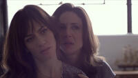 Maggie Siff and Robin Weigert in "Concussion."