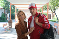 Maria Bello and Kevin Costner in "McFarland, USA."