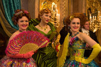 Holliday Grainger, Cate Blanchett and Sophie McShera in "Cinderella."
