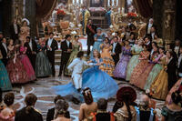 Richard Madden and Lily James in "Cinderella."