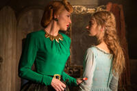 Cate Blanchett and Lily James in "Cinderella."