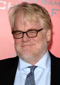Philip Seymour Hoffman at the California premiere of "Hunger Games: Catching Fire."