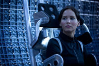 Jennifer Lawrence as Katniss Everdeen in "The Hunger Games: Catching Fire."