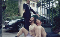 Lachlan Nieboer as Ted, James Buckley as Luke and Rupert Grint as Carl in "Charlie Countryman."